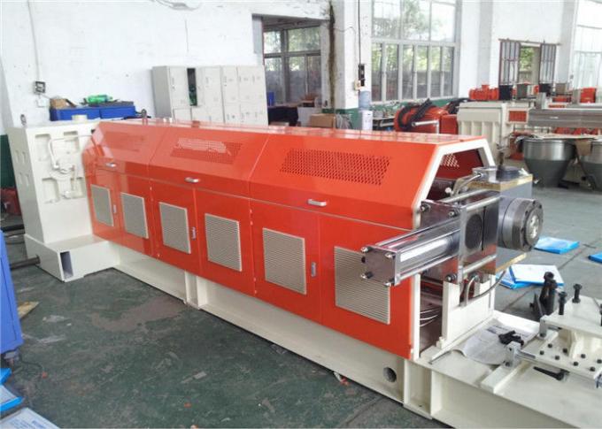 Single Screw Compounding Plastic Pellet Making Machine With Force Feeder
