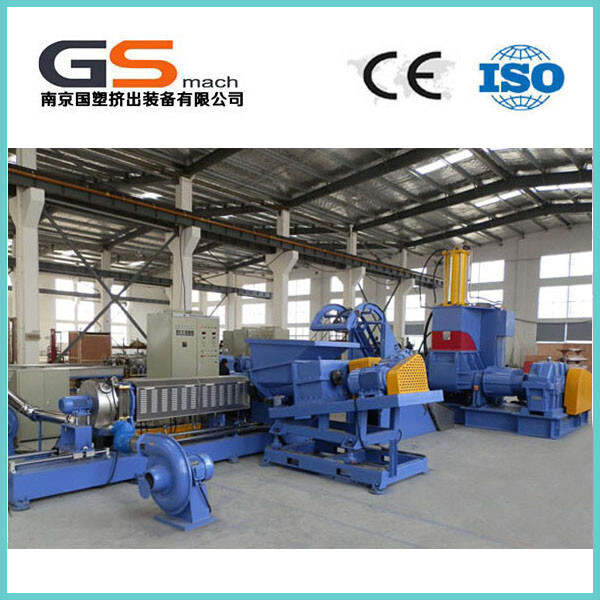 PP PE Filling Masterbatch Plastic Film Extruder Machine , HDPE PVC