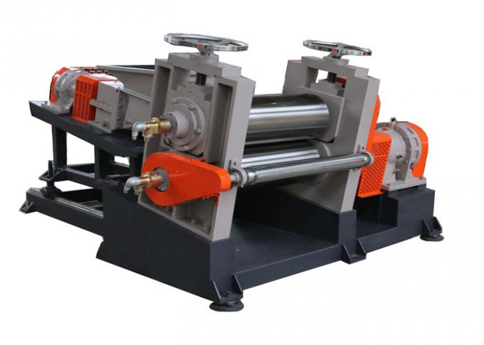 Two Rollers / Force Feeder Rubber Hose Extruder Without Vulcanization Material