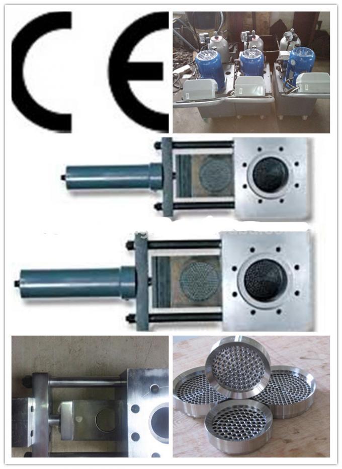 Double Plate Type Continuous Screen Changer For Plastic Granules Making Machine