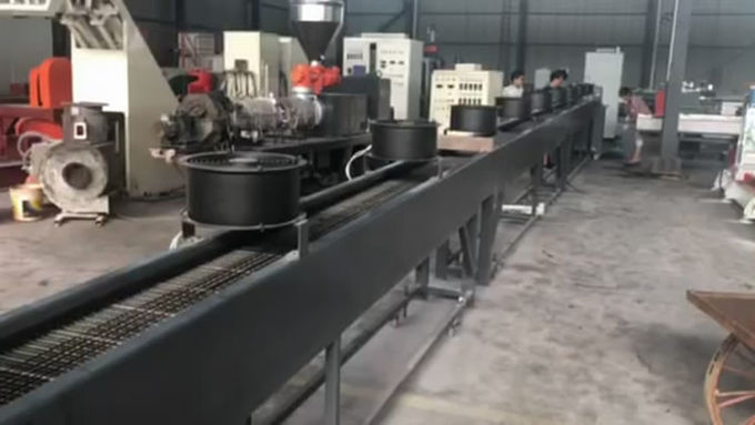 Pp Carbon Black Plastic Pellet Making Machine Twin Screw Extruder 300 Kg / H